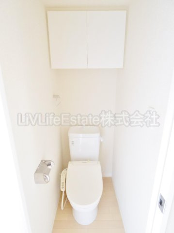 国分寺市本多５丁目の賃貸マンションのトイレ