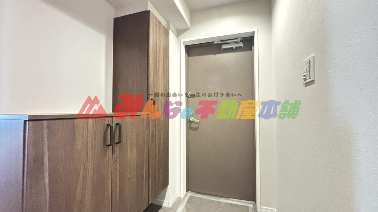 ツインタワー久留米の玄関