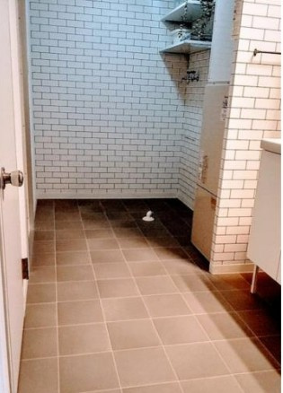 【中古マンション】かわつるグリーンタウン新鶴の脱衣所