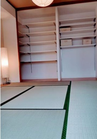 【中古マンション】かわつるグリーンタウン新鶴の和室|6帖和室です