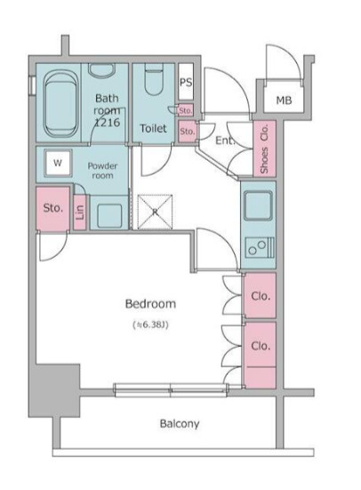 レジディア浅草橋の間取り