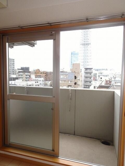 ホタカリュミエール・イワタのバルコニー