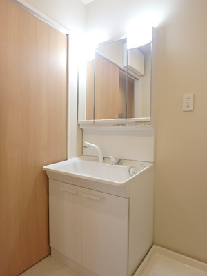 忙しい朝にうれしい洗髪洗面化粧台付