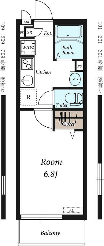 リブリ・幕張本郷の間取り