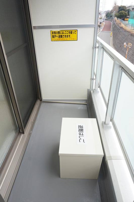 グレイス稲毛のバルコニー