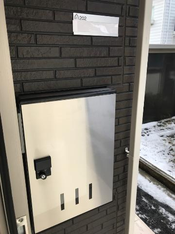 ベルベディアの玄関|宅配ボックス