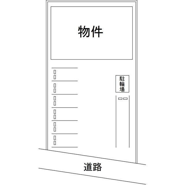 各務原市那加野畑町２丁目のアパートの外観