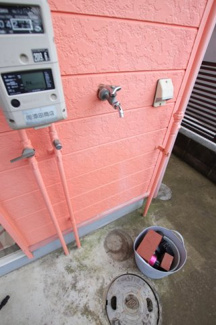室外洗濯機置き場