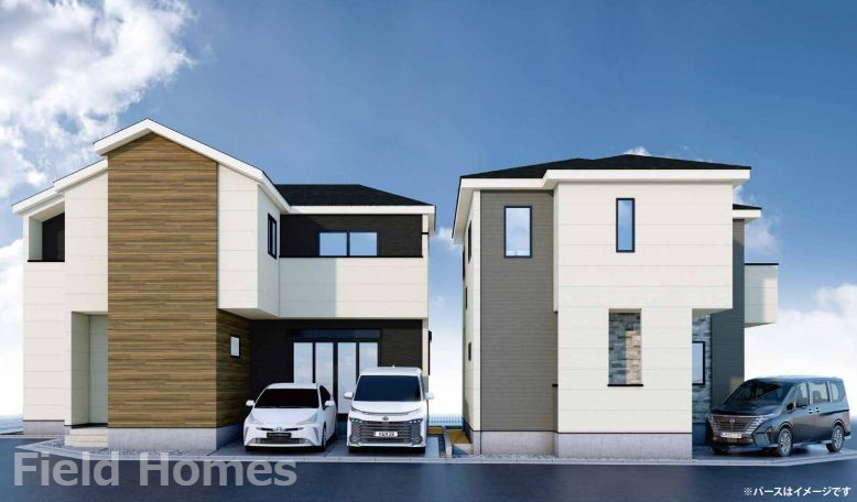 海老名市下今泉4丁目新築戸建て　2期1号棟の外観|外観イメージ「海老名市下今泉4丁目新築戸建て」