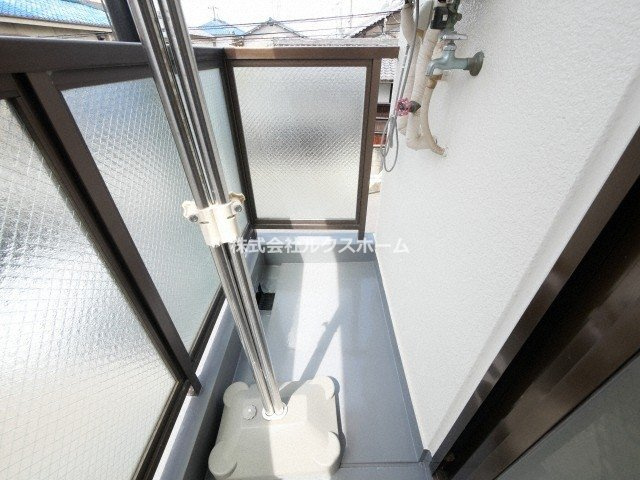 サンハイツいすゞのバルコニー