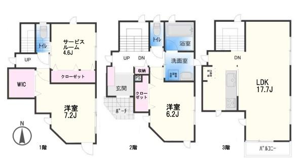 横浜市神奈川区松見町４丁目の新築一戸建