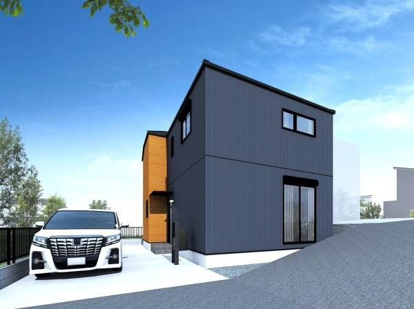 横浜市保土ケ谷区上菅田町の新築一戸建の外観|建物外観イメージパース