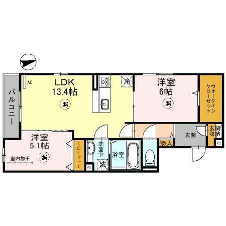 モン・ボヌール明石の間取り