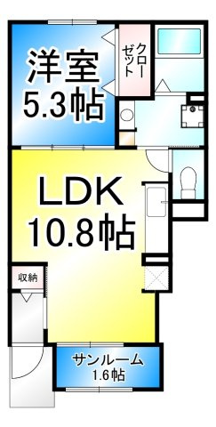 コージーコートの間取り