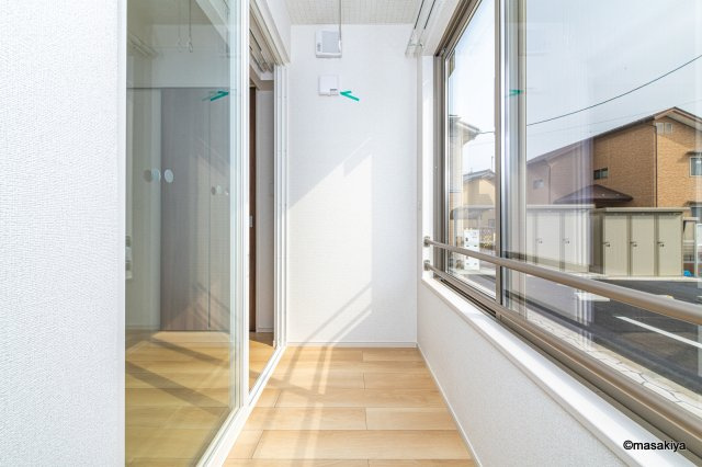 コージーコートのバルコニー