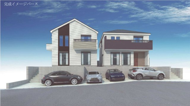 【横浜市旭区白根6丁目7-16全2棟新築戸建て】★仲介手数料無料★（不動丸小学校・鶴ケ峰中学校）