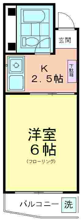 リバーサイド藤の間取り