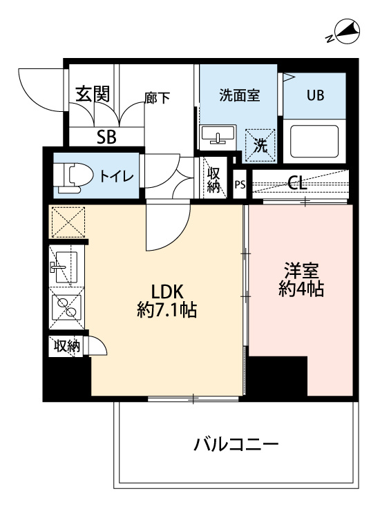 サヴォイラルカンジュ　5階の間取り