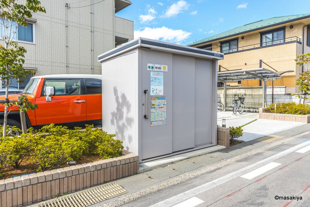 アミティエ三輪のその他共用部分|敷地内ゴミステーション