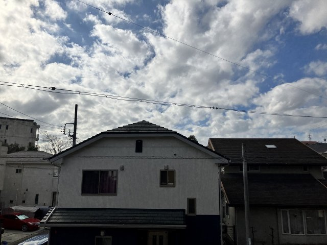 蜆塚一丁目貸家　東棟の展望