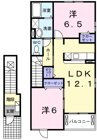 サニーヒル青南台の間取り