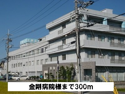 プラシージュの周辺|金剛病院様まで300m