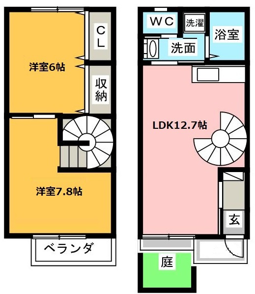ラフォーレ高根台の間取り