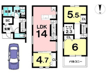 高槻市東天川3丁目　中古戸建の画像