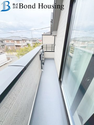 「3LDK」「収納豊富」塩屋北町 全2棟B号棟のバルコニー