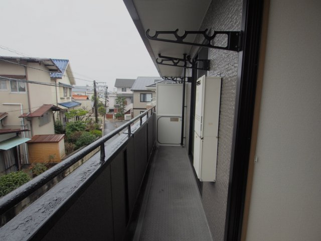 ドミール中尾のバルコニー