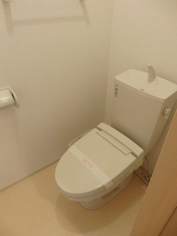 リバーサイド真倉　Ｂのトイレ|トイレもきれいです