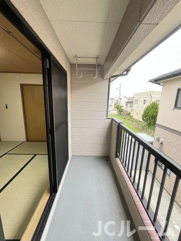 ベルメゾンゆきAのバルコニー