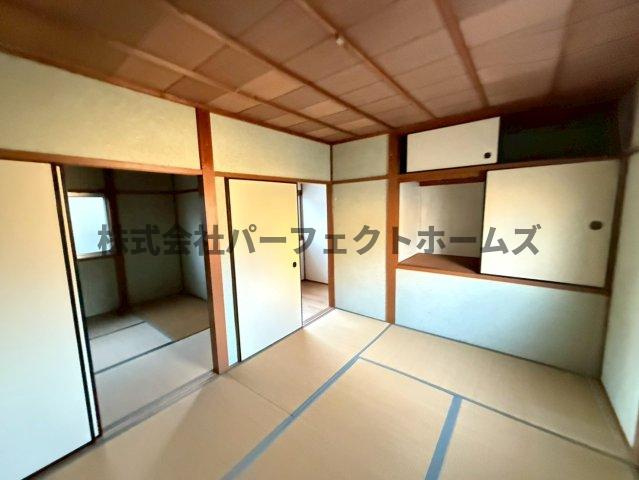 楠葉中町テラスハウス　賃貸の和室|和室があると落ち着いた雰囲気になりますね