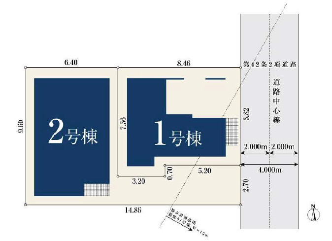 北区堀船3丁目　新築戸建　全2棟の区画図|区画図

現地ご見学希望・資料請求などお気軽にお問い合わせ下さい！
03-5990-5201