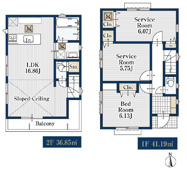 北区堀船3丁目　新築戸建　全2棟の間取り|2号棟間取り図

現地ご見学希望・資料請求などお気軽にお問い合わせ下さい！
03-5990-5201