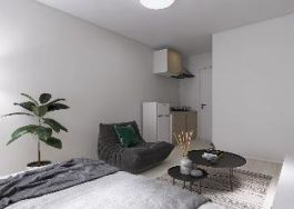 【居間・リビング】 | 仮称）学南町新築アパート