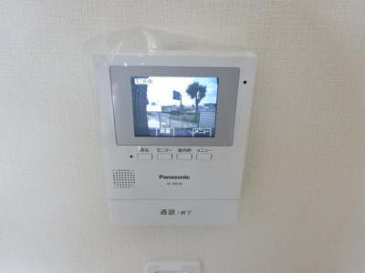 【セキュリティ】 | 別府町新野辺新築アパート | カメラ付インターホン（イメージ）