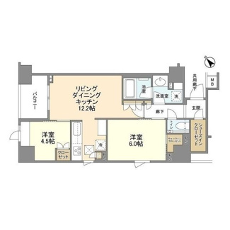 【間取り】 | リビオレゾン月島ステーションプレミア