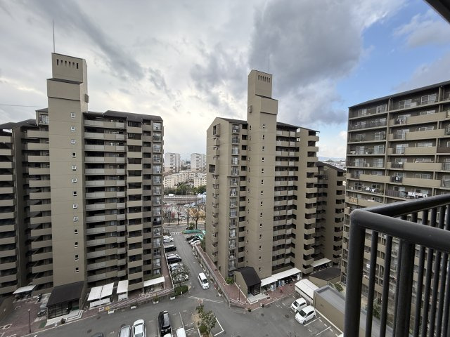 千里中央パークヒルズB棟の展望