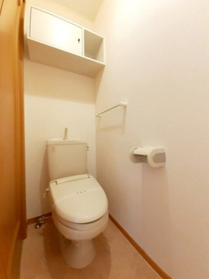 【トイレ】 | ドゥー・ビエント弐番館 | 落ち着いたトイレです