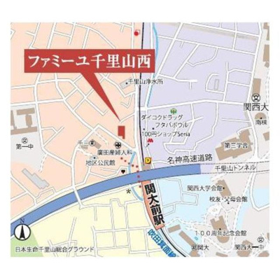 【地図】 | ファミーユ千里山西