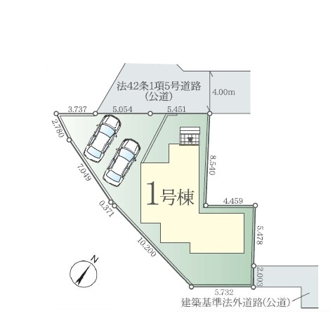 【区画図】 | 富士見市上沢4期 | 全1棟