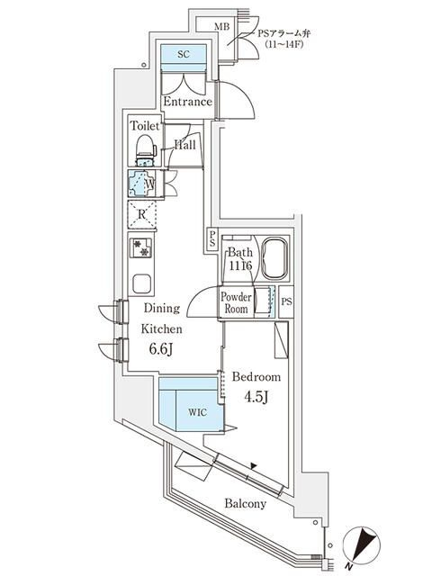 ロイジェント駒込六義園の間取り