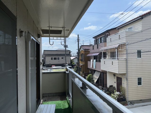ハイツリー芝のバルコニー