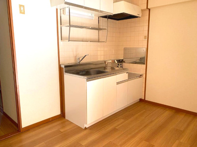 【キッチン】 | シティーコーポパルナス美住町第１ | 清潔感のあるキッチン