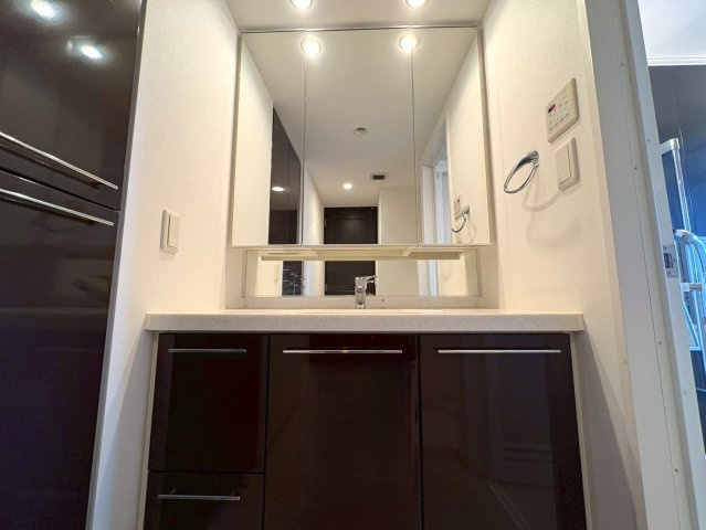 ◆琵琶湖眺望可能◆リビング広々２３帖以上の１ＬＤＫ◆ペット飼育可能◆ネバーランド大津ＧＲＡＮＢＡＹの独立洗面台|洗面化粧台