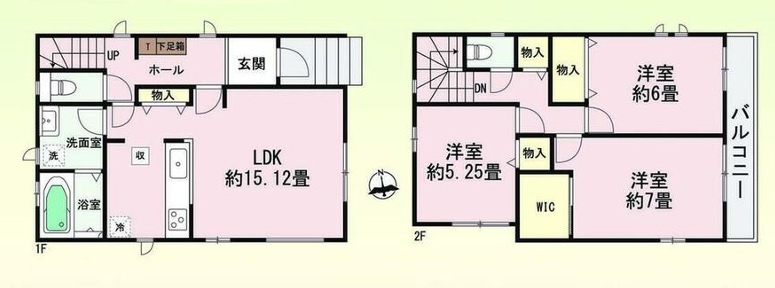 小中学校徒歩10分圏内で安心　桃山台6丁目　全2棟　A号棟
