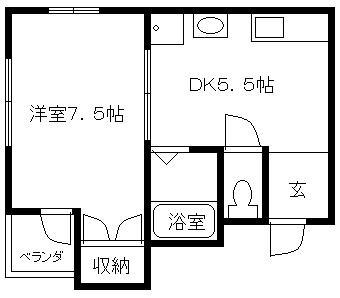 メゾン・アン・シャンテの間取り