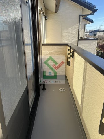 芝久保翠亭のバルコニー