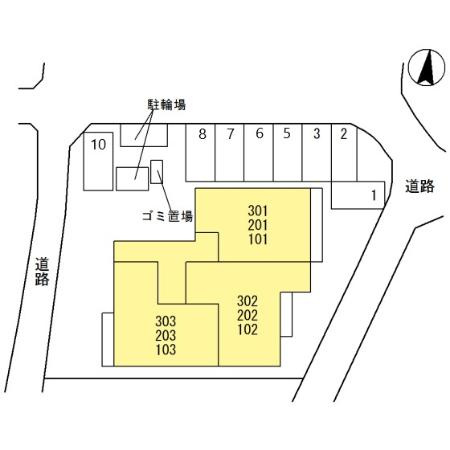ドエルエミネンス輝の区画図